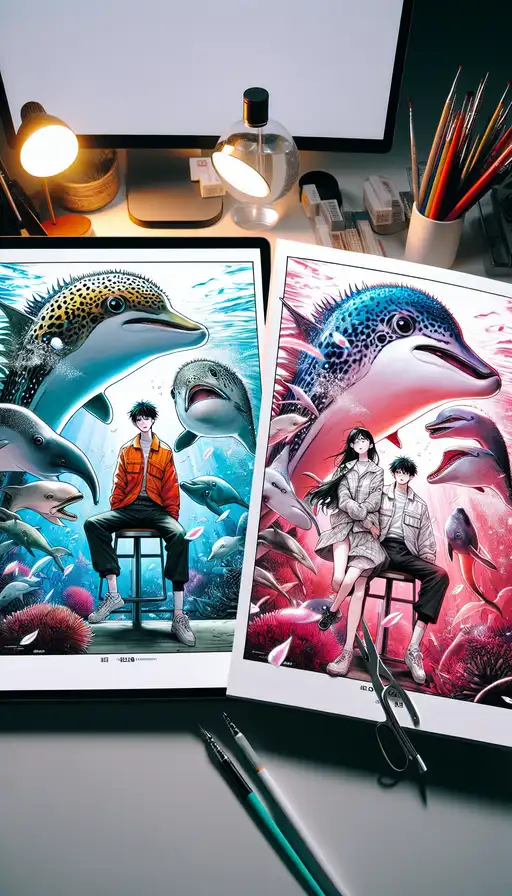 El Pez Globo y los Delfines Manhwa: Cuando los Opuestos se Atraen