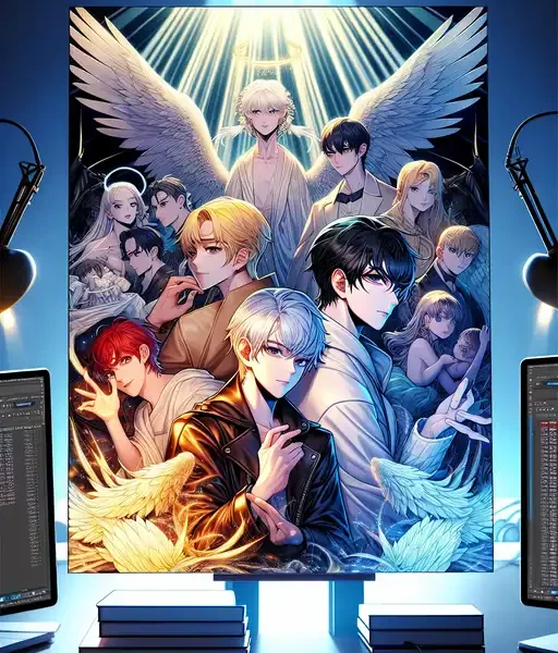 Arcángel y Querubín Manhwa manhwa - portada ilustración