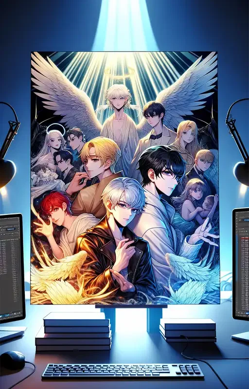 Arcángel y Querubín Manhwa manhwa - portada ilustración