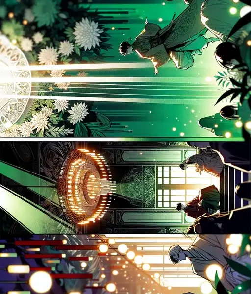 Bajo la Luz Verde Manhwa manhwa - portada ilustración