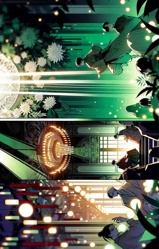 Bajo la Luz Verde Manhwa manhwa - portada ilustración