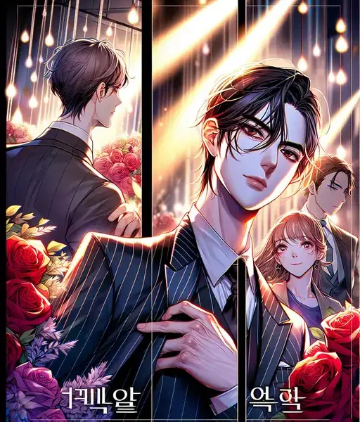 Besa Suavemente la Rosa Manhwa manhwa - portada ilustración