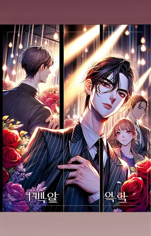 Besa Suavemente la Rosa Manhwa manhwa - portada ilustración