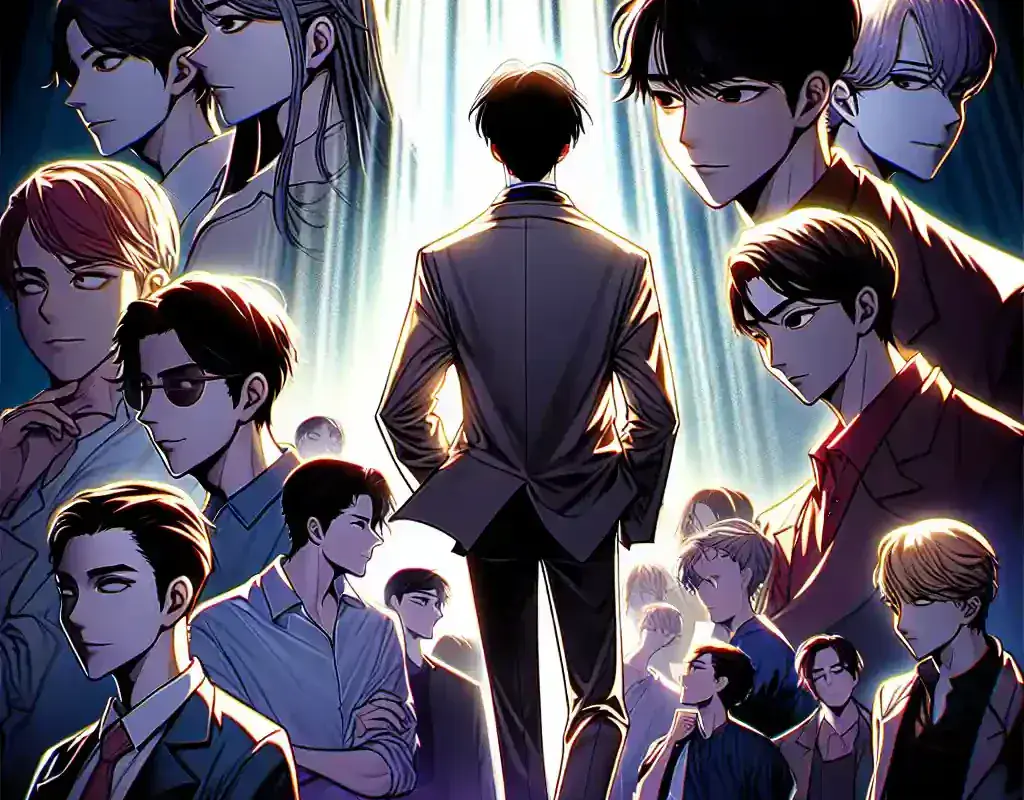 Detrás del Escenario Manhwa manhwa - portada ilustración