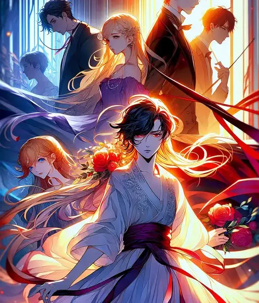 Entrelazados Manhwa manhwa - portada ilustración