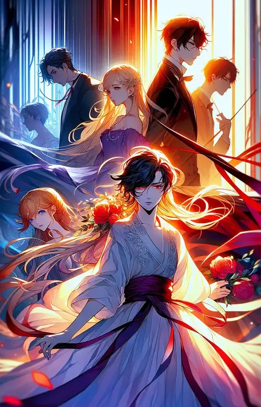 Entrelazados Manhwa manhwa - portada ilustración