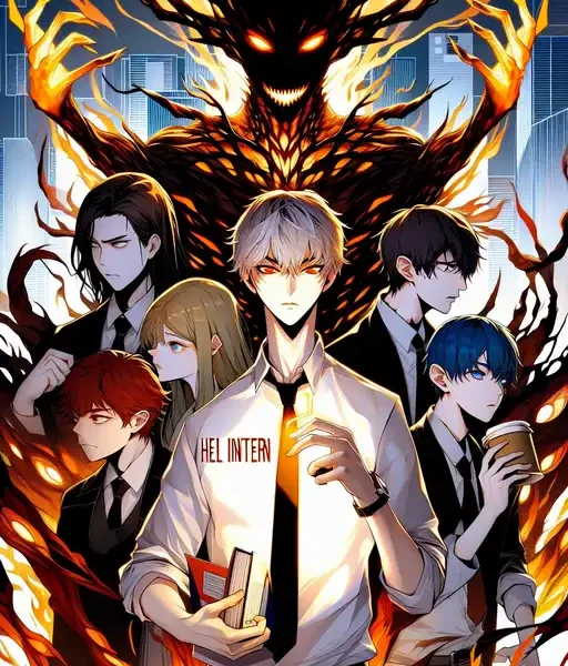 Hell Intern Manhwa manhwa - portada ilustración
