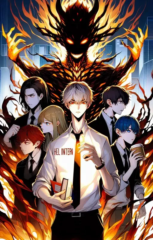 Hell Intern Manhwa manhwa - portada ilustración