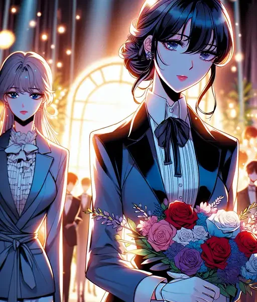 Lágrimas en las Flores Marchitas Capítulo 57 manhwa - portada ilustración