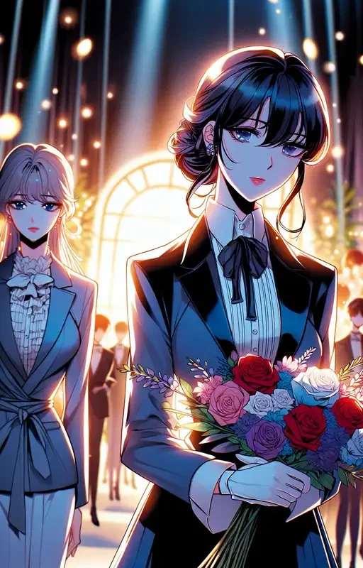 Lágrimas en las Flores Marchitas Capítulo 57 manhwa - portada ilustración