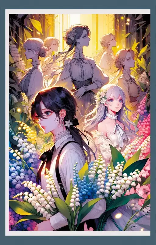 Lily of the Valley Manhwa manhwa - portada ilustración