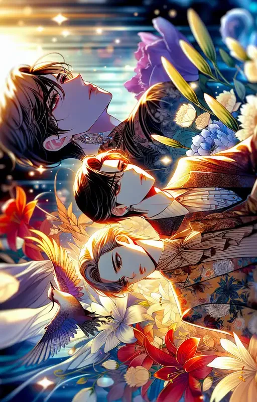 Luna de Miel para Tres Manhwa manhwa - portada ilustración