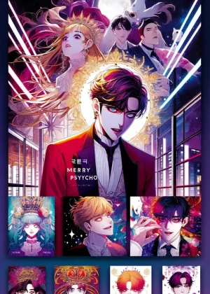 Merry Psycho Manhwa manhwa - portada ilustración