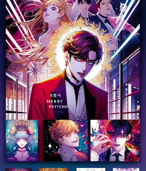 Merry Psycho Manhwa manhwa - portada ilustración