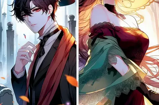 Otoño en el Cementerio Manhwa manhwa - portada ilustración