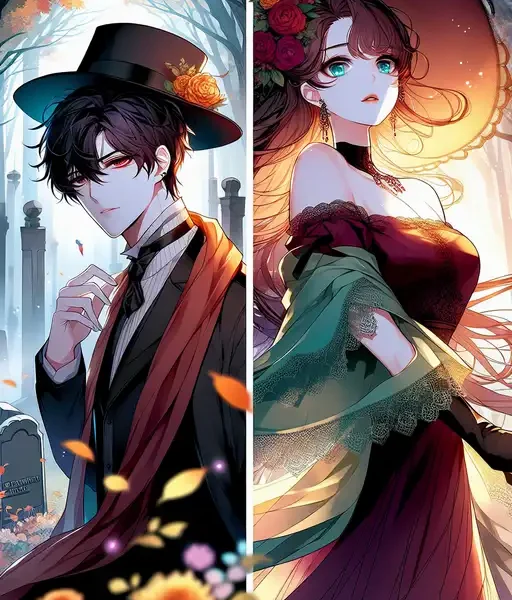 Otoño en el Cementerio Manhwa manhwa - portada ilustración