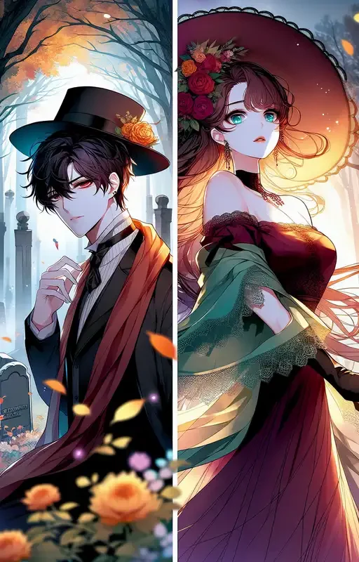Otoño en el Cementerio Manhwa manhwa - portada ilustración