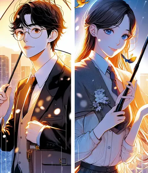 Papá y Yo Manhwa manhwa - portada ilustración