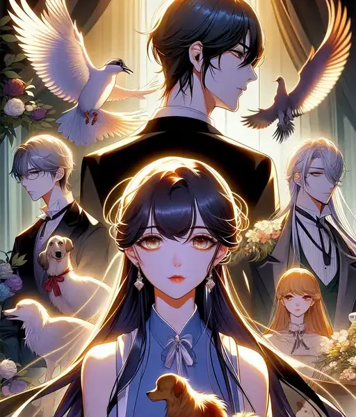 Perros y Pájaros Manhwa manhwa - portada ilustración