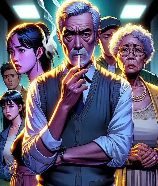 Stop Smoking Manhwa manhwa - portada ilustración