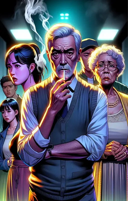 Stop Smoking Manhwa manhwa - portada ilustración