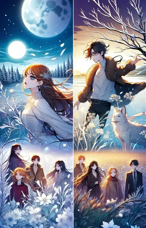 Winter Field Manhwa manhwa - portada ilustración